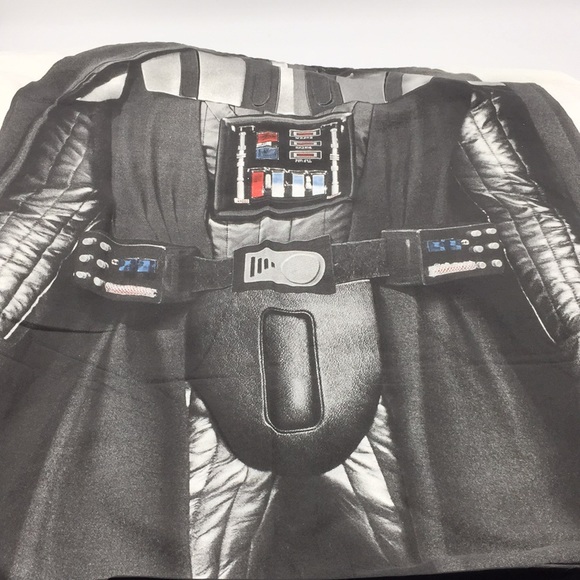 Star Wars Darth Vader Full Double Duvet Cover & Sham Set Black White Cotton - Picture 2 of 10